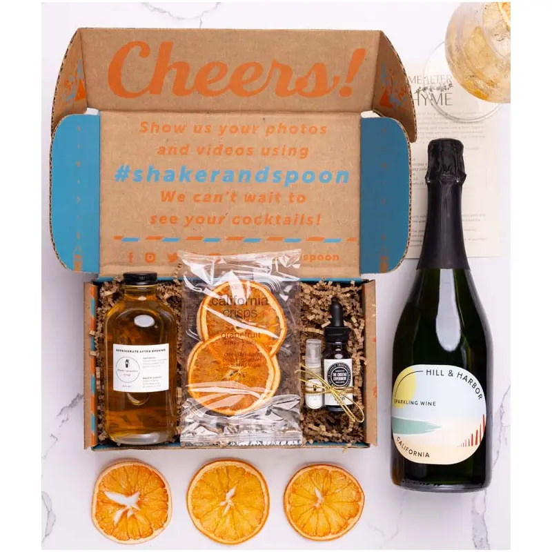 Garden Party Spritz Cocktail Kit with Hill & Harbor Sparkling Wine
