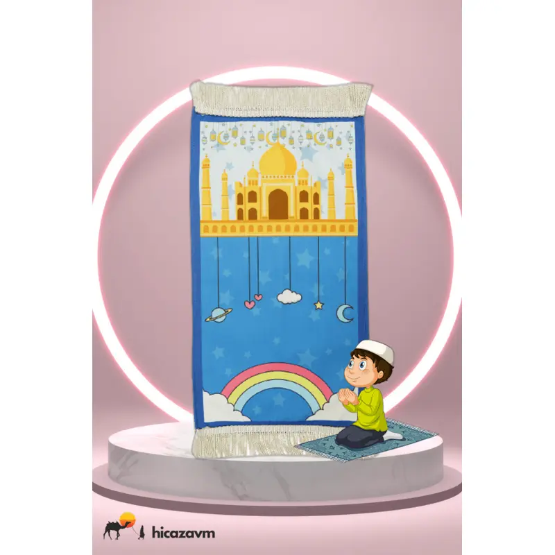 Rainbow Design Children's Prayer Mat