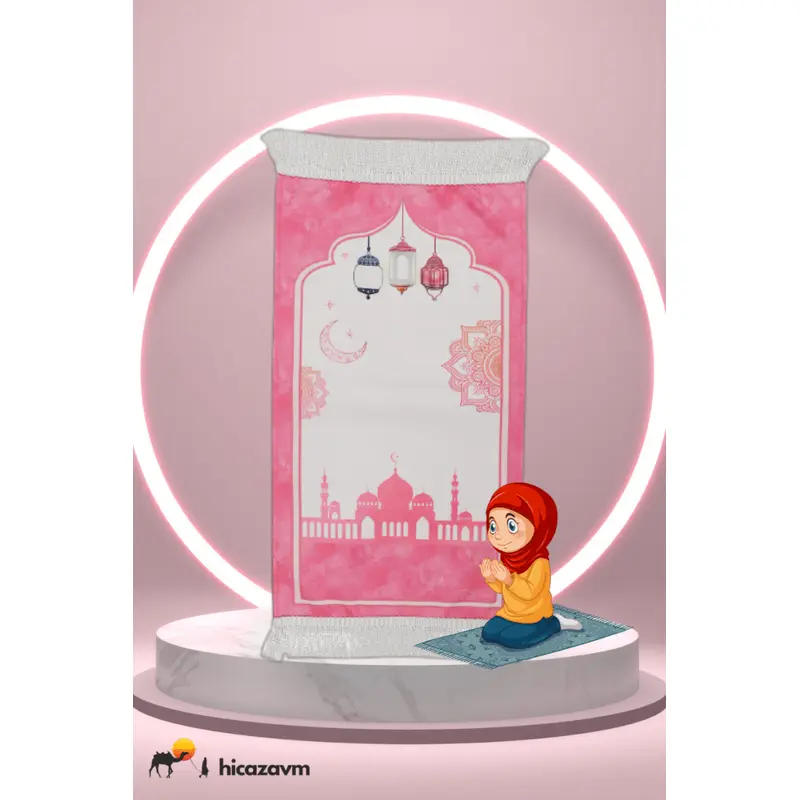 Taj Mahal Themed Children's Prayer Rug