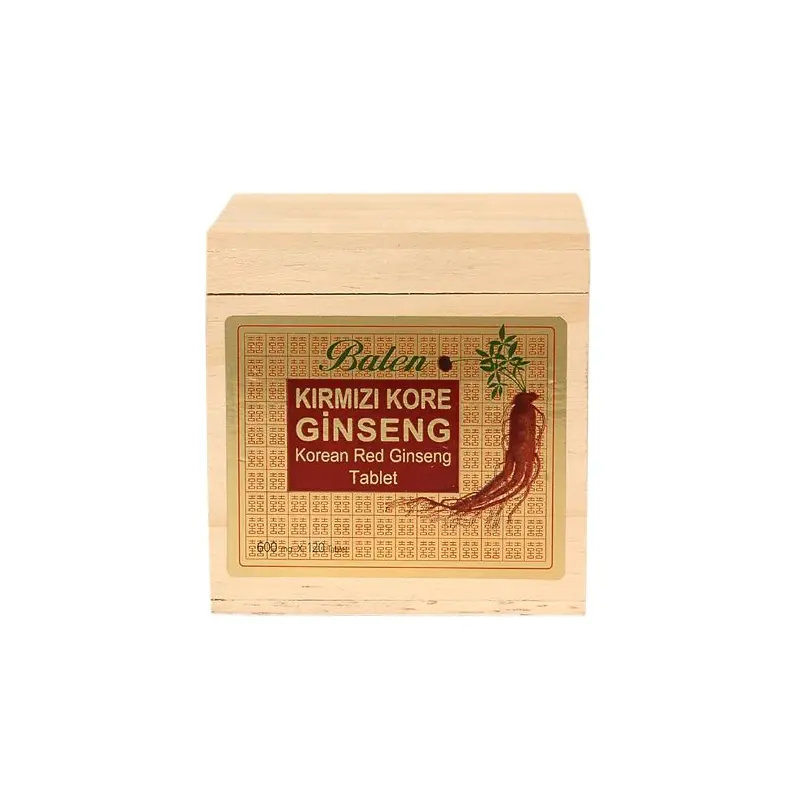 Premium Korean Red Ginseng Tablets 600mg | 120 Count | Cognitive Focus & Stress Relief