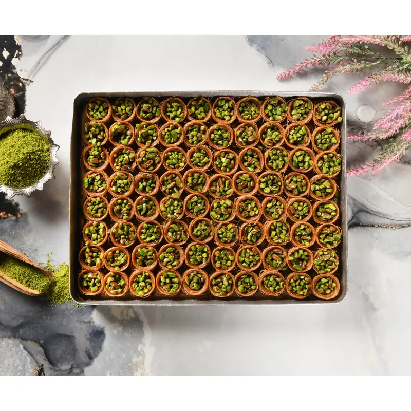 Asi | Bird's Eye Pistachio Kadayif Tray