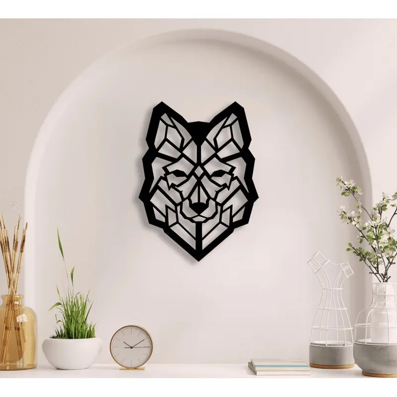 NR Dizayn | Wolf Decorative Metal Wall Art