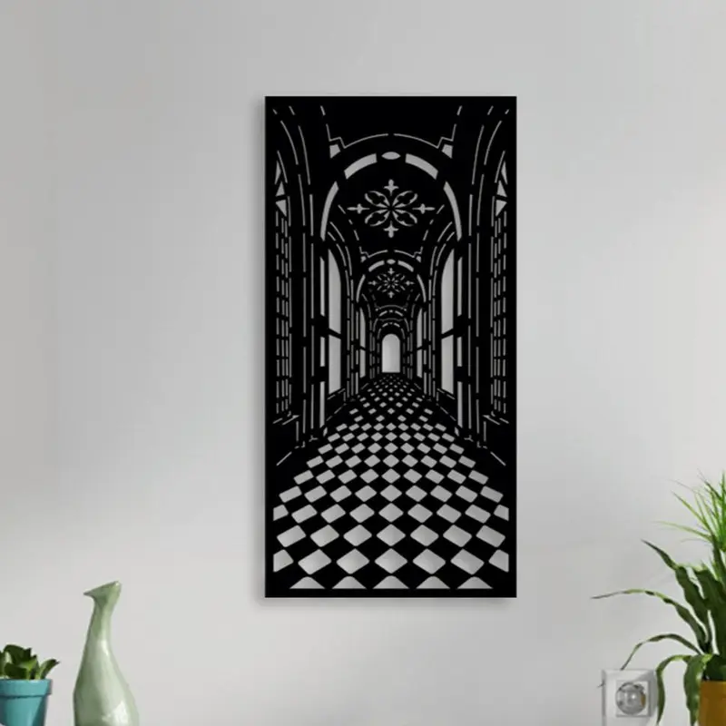 NR Dizayn | 3-Dimensional Hallway Decorative Metal Wall Art