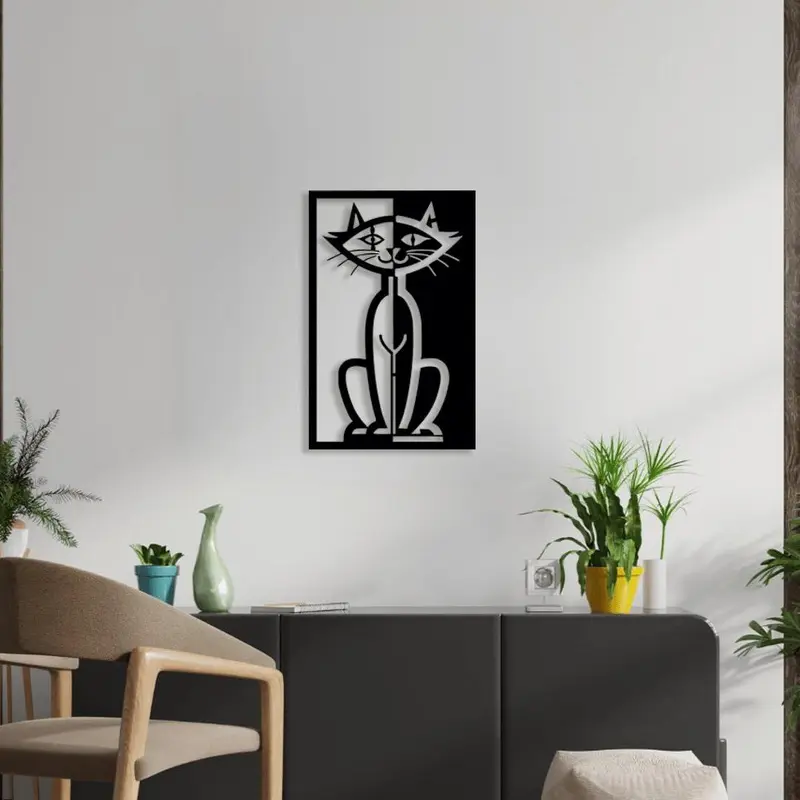 NR Dizayn | Cat Decorative Wall Art