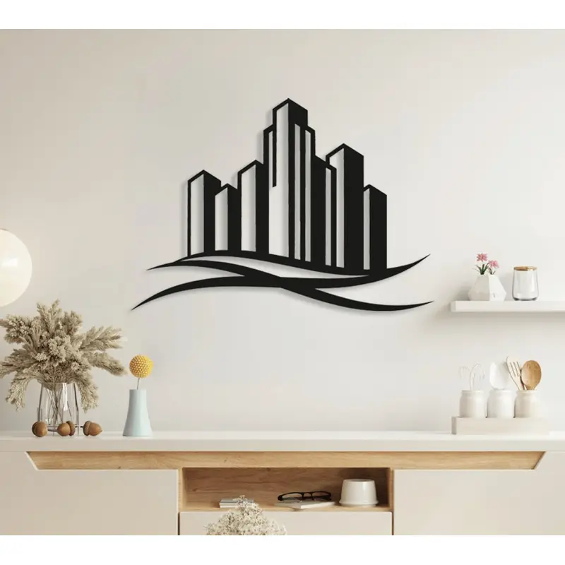 NR Dizayn | City Decorative Metal Wall Art