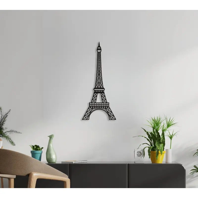 NR Dizayn | Eiffel Tower Decorative Metal Wall Art