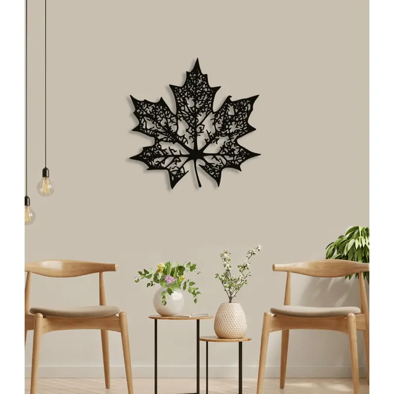 NR Dizayn | Leaf Decorative Metal Wall Art
