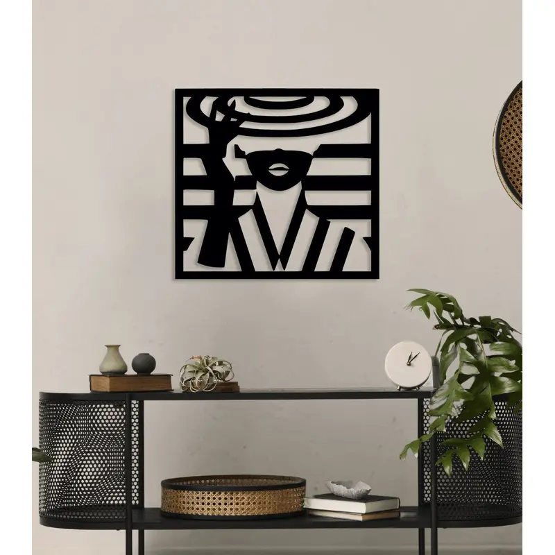 NR Dizayn | Matmazel Decorative Metal Wall Art