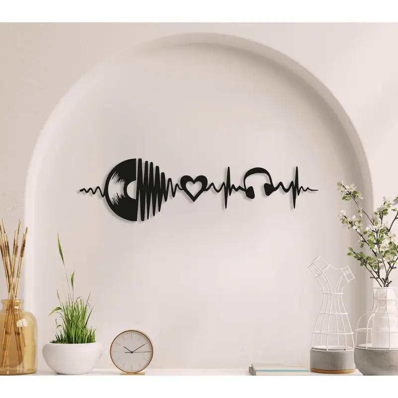 NR Dizayn | Music Rhythm Decorative Metal Wall Art