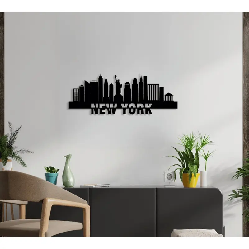 NR Dizayn | New York Decorative Metal Wall Art