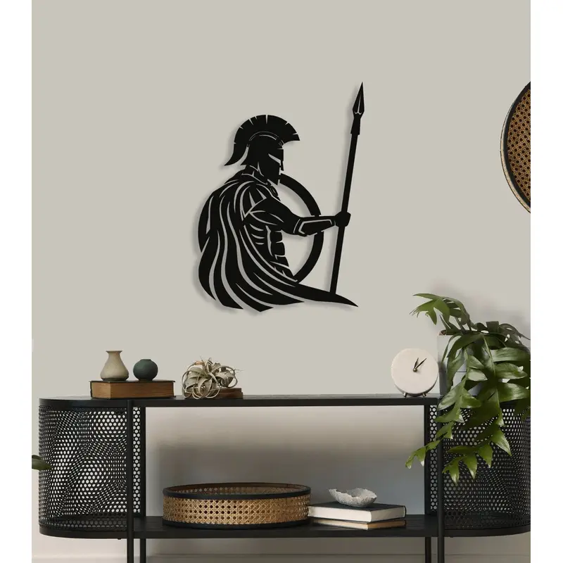 NR Dizayn | Warrior Decorative Metal Wall Art