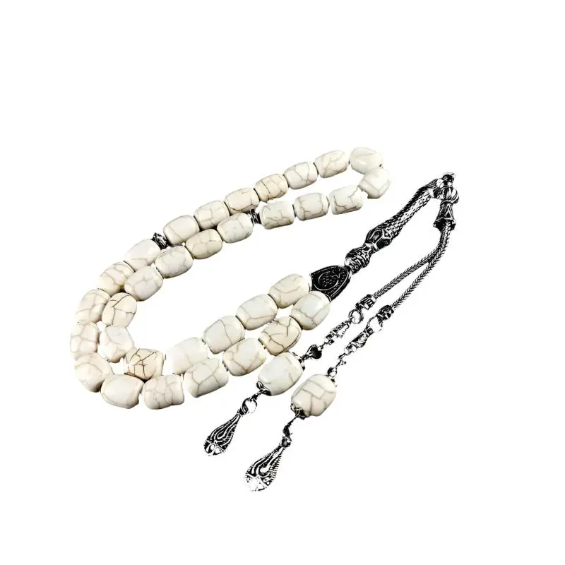 Selderesi | Ceyt Natural Stone Tasbih Set with Bracelet and Keychain Set