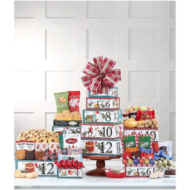 12 Days of Christmas Gourmet Gift Tower