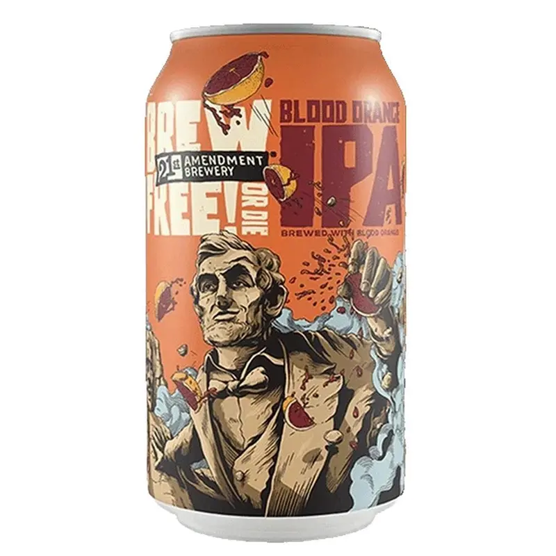 21st Amendment Brewery - 'Brew Free Or Die!' Blood Orange IPA (12OZ)