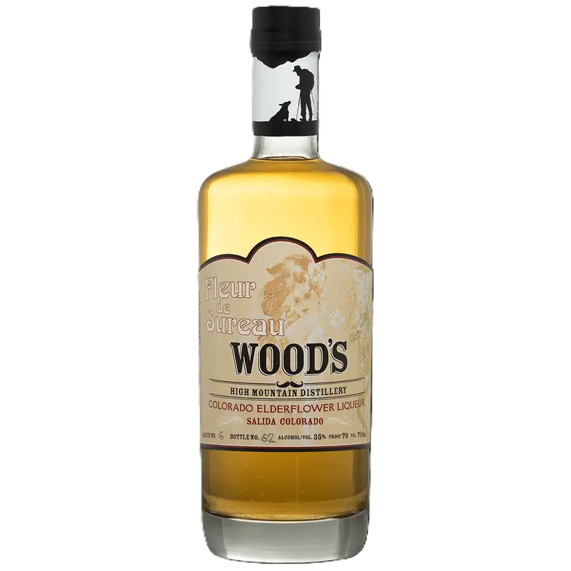 Wood's High Mountain Distillery - 'Fleur de Sureau' Elderflower Liqueur (375ML)