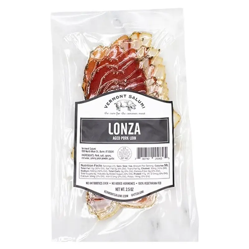 Vermont Salumi - Pre-Sliced Lonza (2.5OZ)