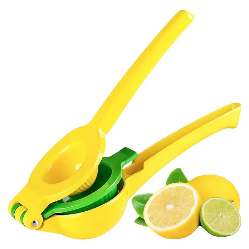 Zulay Kitchen - 'Classic Green & Yellow' Lemon & Lime Squeezer