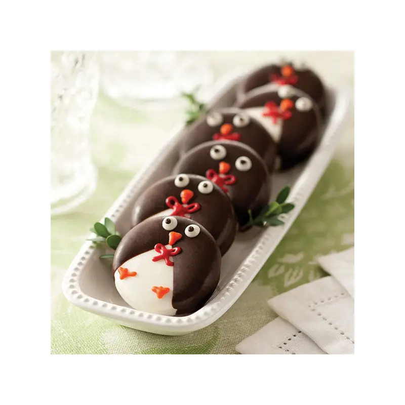 Chocolate Penguin Cookies