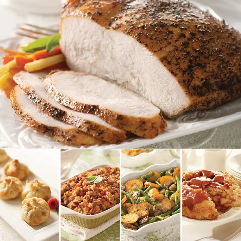 Fried Turkey Breast Complete Dinner