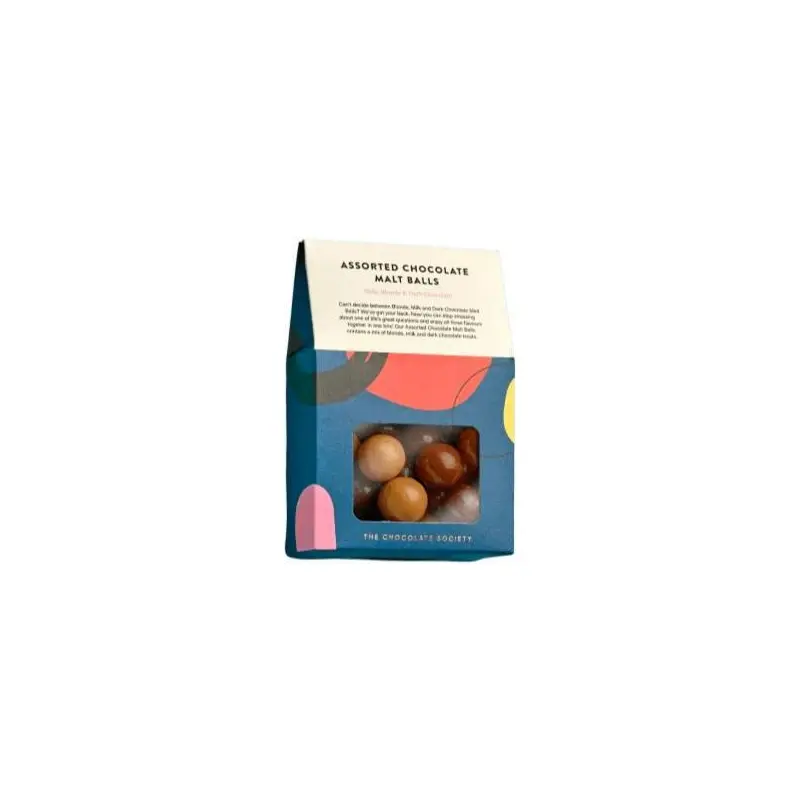 The Chocolate Society - Assorted Chocolate Malt Balls (150G)