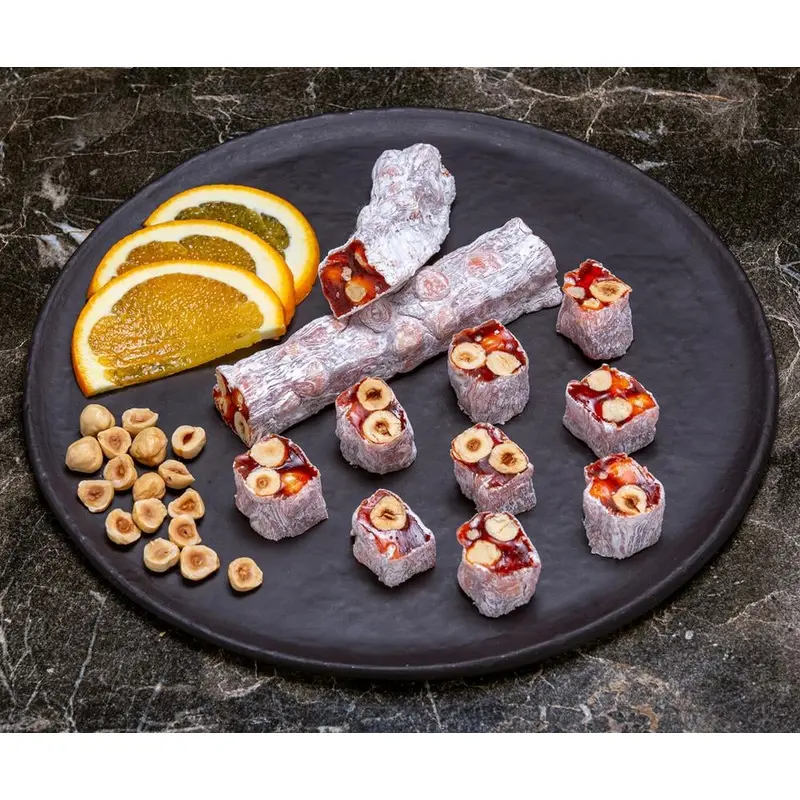 Hafiz Mustafa 1864 | Turkish Delight Orange with Hazelnut Wick (1 kg)