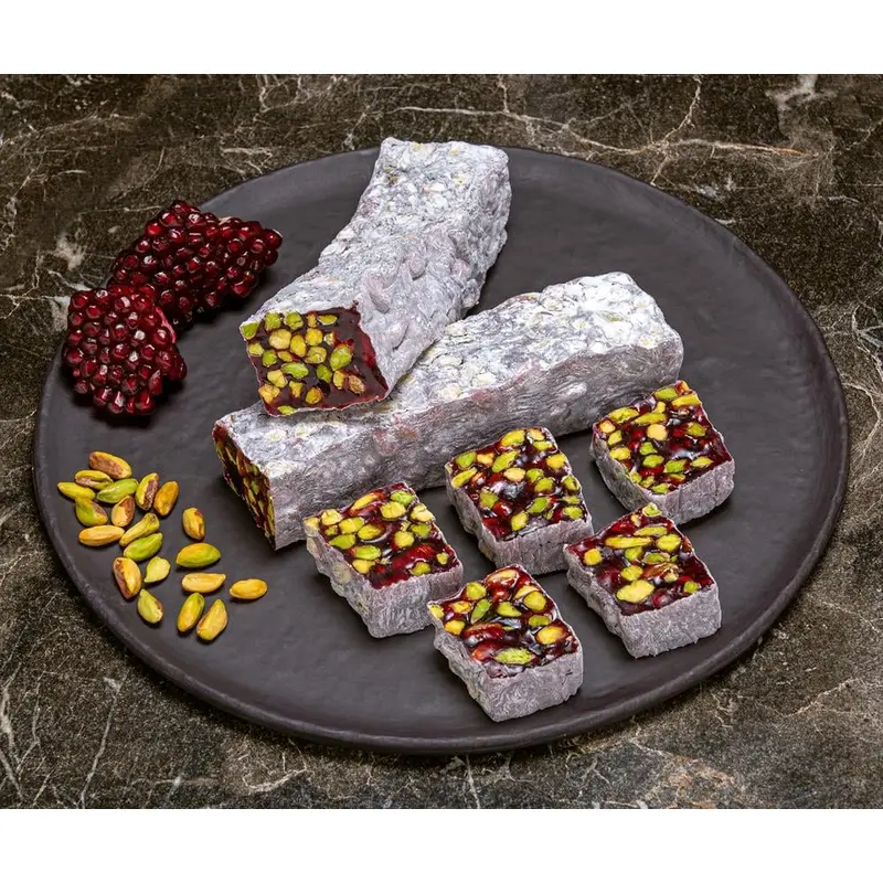 Hafiz Mustafa 1864 | Turkish Delight with Pomegranate Pistachio Croquant (1 kg)