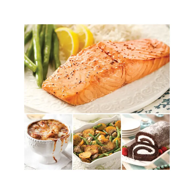Honey Bourbon Salmon Dinner