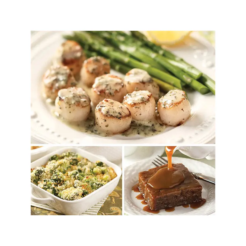 Lemon Herb Scallops Dinner