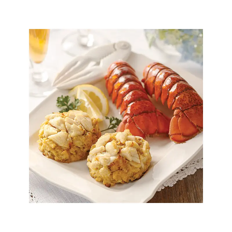 Lobster Tail & Crab Cake Duo