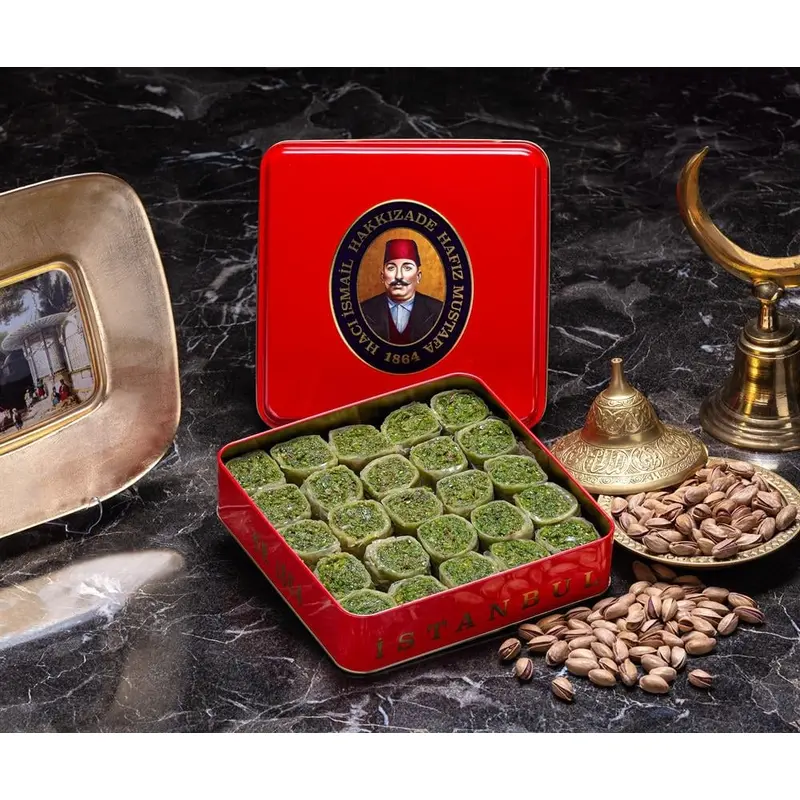 Hafiz Mustafa | Pistachio Palace Roll Baklava (Small Box)