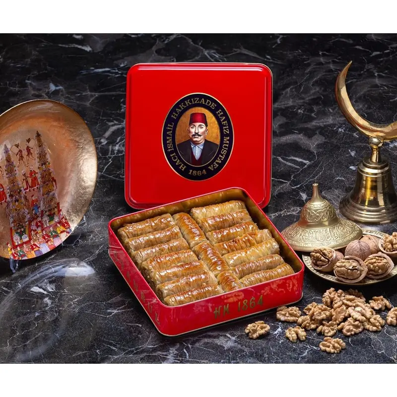 Hafiz Mustafa | Walnut Yellow Twist Baklava (Small Box)