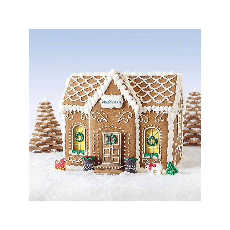 Personalized Nordic Gingerbread Grand Estate