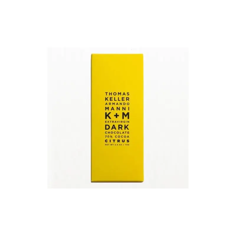 Thomas Keller K+M - 'Citrus' Dark Chocolate (70% | 70G)