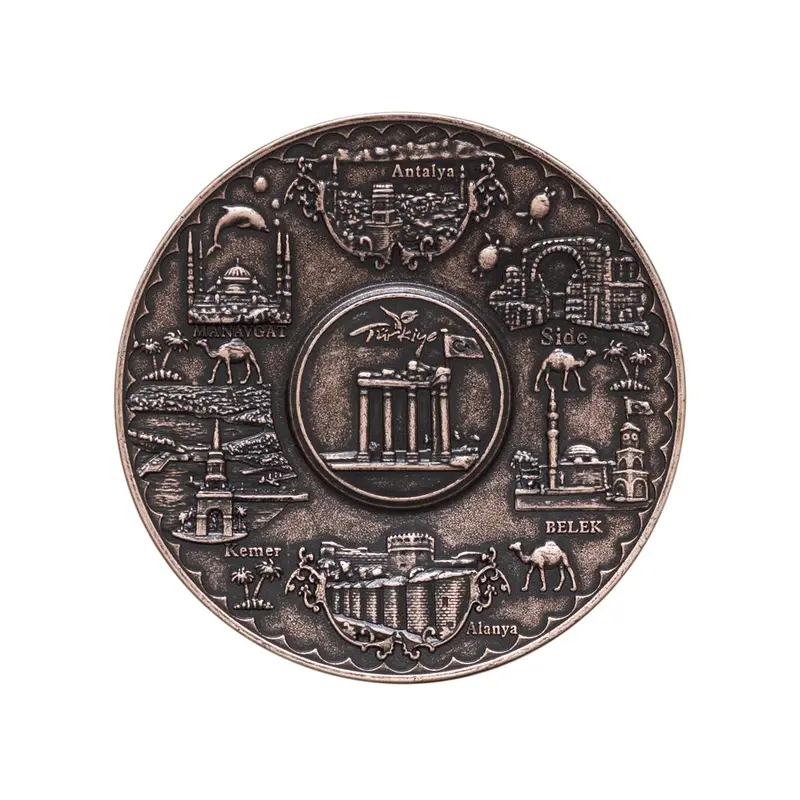 Acar | Decorative Plate Small - Antique Copper