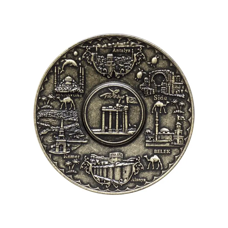 Acar | Decorative Plate Small - Antique Gold