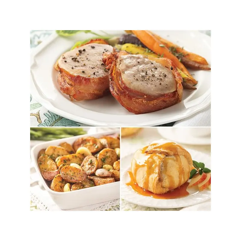 Bacon-Wrapped Pork Medallion Dinner