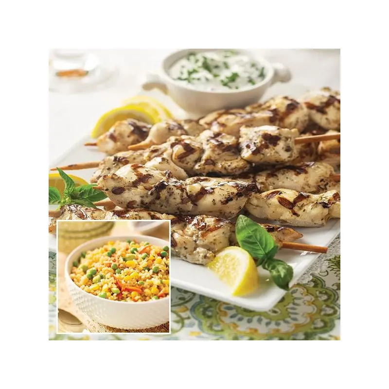 Marinated Chicken Skewer Dinner