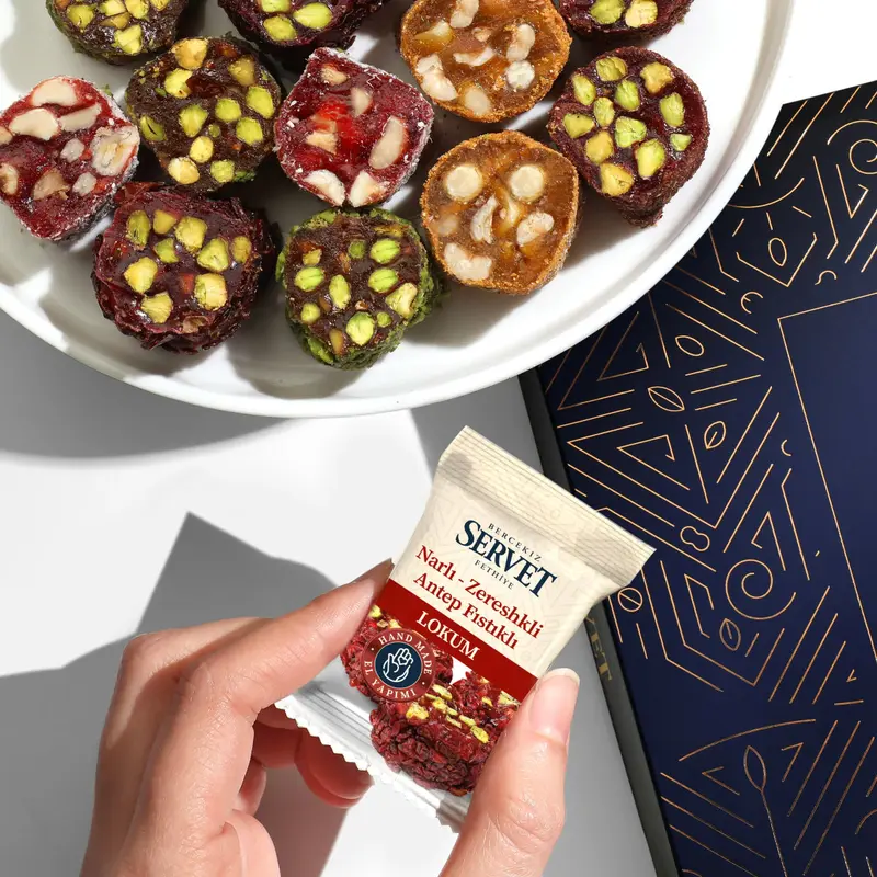 Sugar-Free Turkish Delight | Assorted Gourmet Lokum | Individually Wrapped (20g) | 20 Pieces Bulk Pack