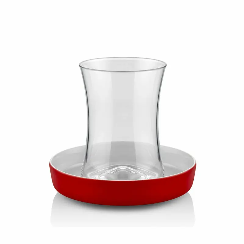 Tradational Turkish Tea Set - Istanbul Breakfast Red Tea Glass Set of 6