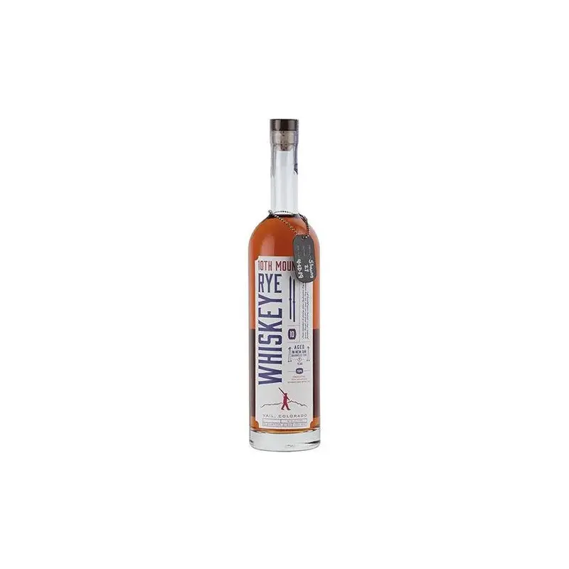 10th Mountain Whiskey & Spirit Co. - Rye Whiskey (750ML)
