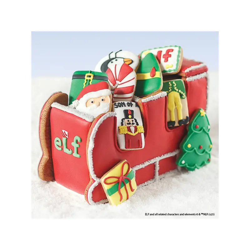 Elf Gingerbread Sleigh