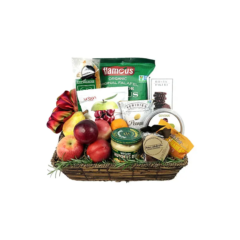 Fine Food and Fresh Fruit Gift Basket