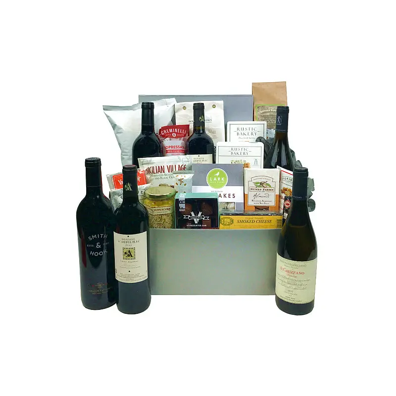 Impressive Wine Gift Basket