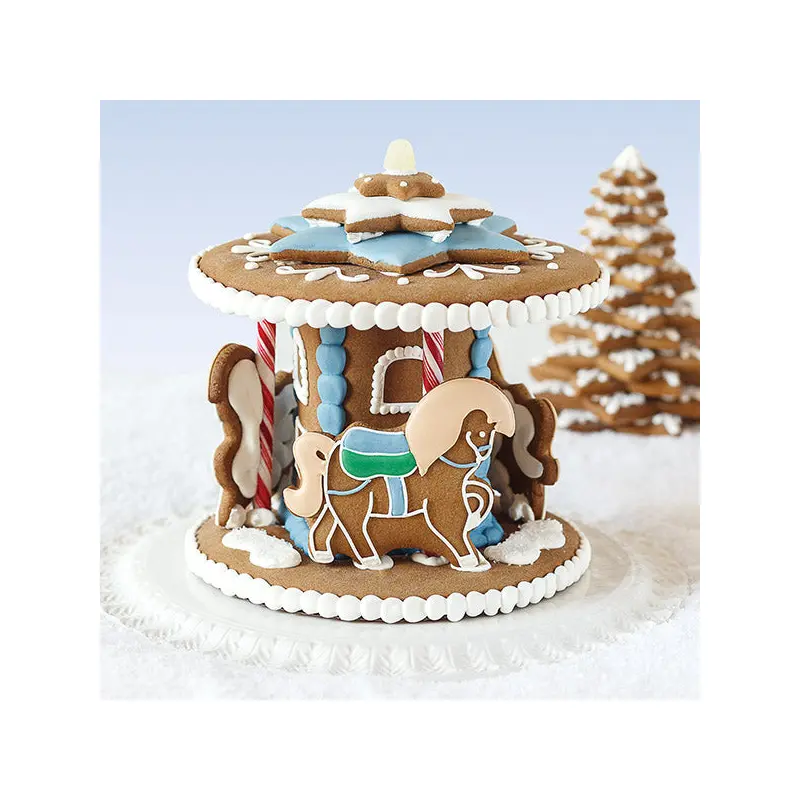 Nordic Gingerbread Horse Carousel