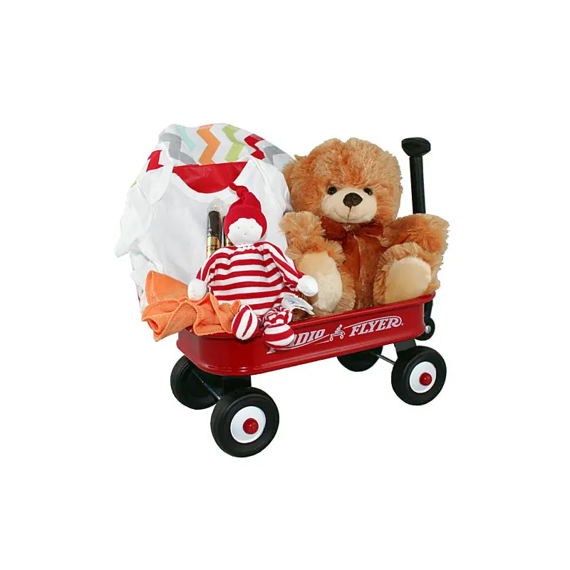 Radio Flyer Bundle of Joy Baby Gift Basket
