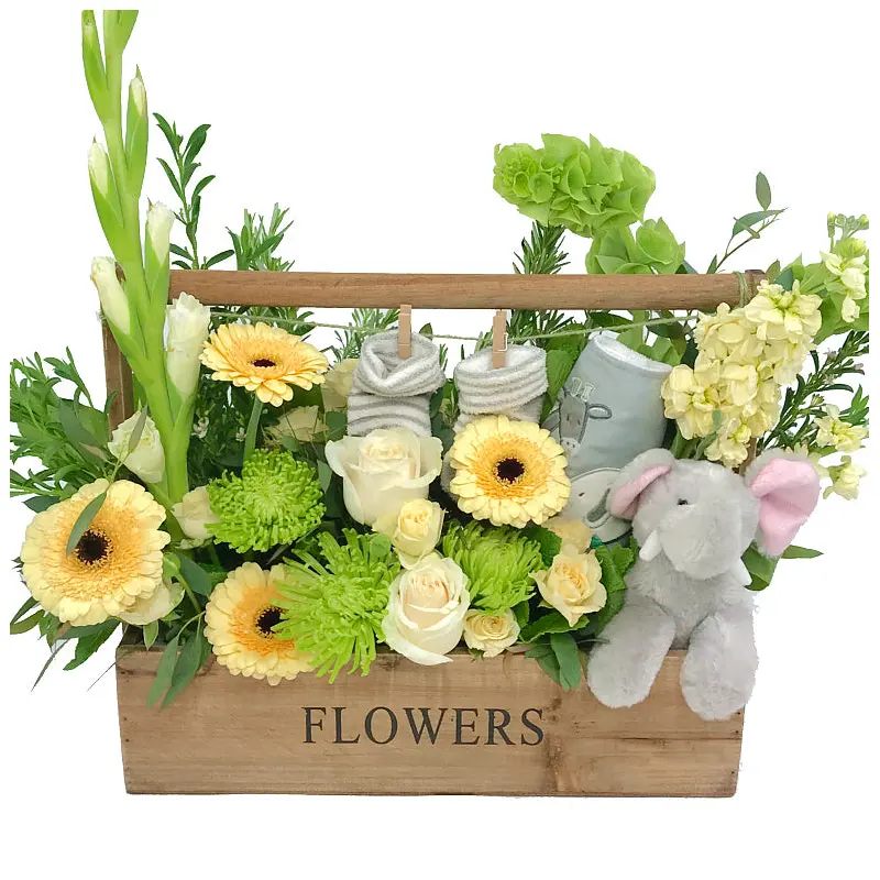 Garden Baby Gift Basket