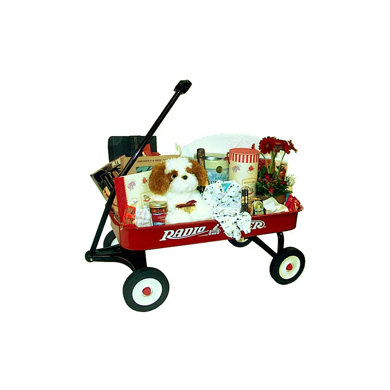 Grand Wagon Baby Gift Basket