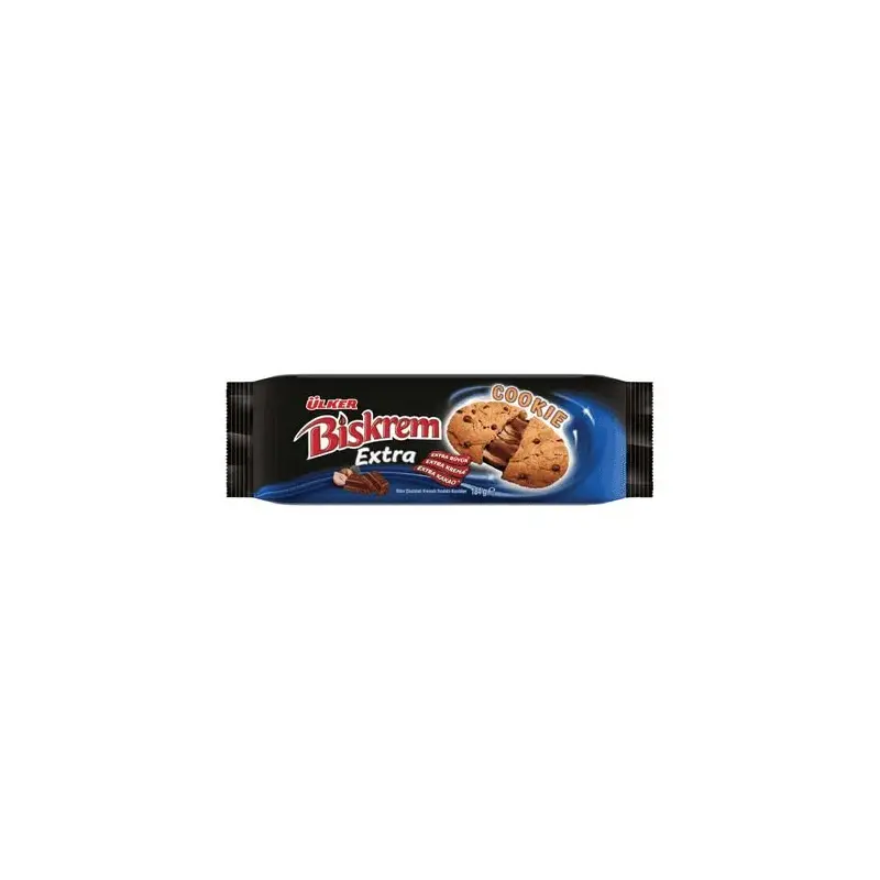 Ulker | Biskrem Extra Cookies with Chocolate and Hazelnut Cream