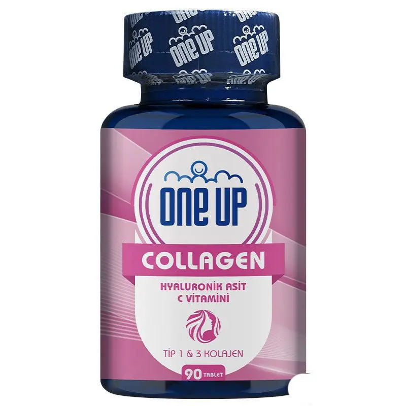 Hydrolyzed Collagen & Hyaluronic Acid Tablets  Type 1 & 3 Peptides for Skin, Hair, & Joint Support | 90 Count