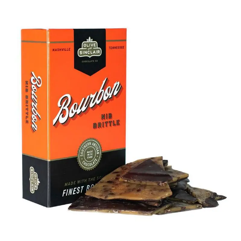 Olive & Sinclair - Bourbon Nib Brittle (6OZ)